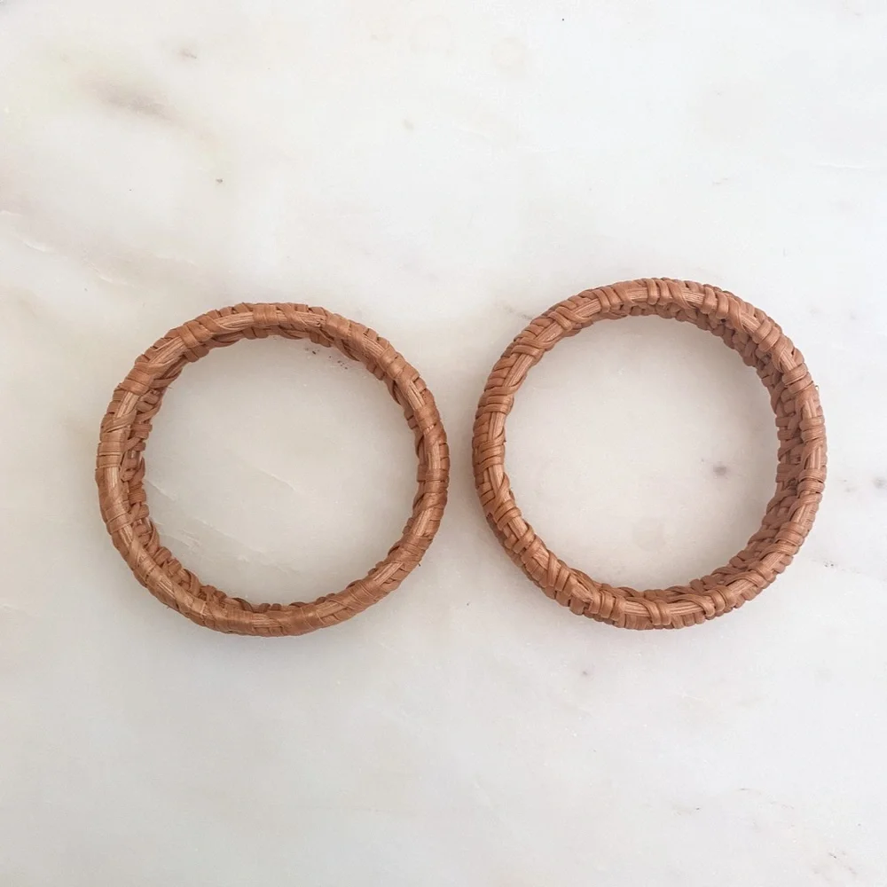 Two Rattan Bracelets - Picture 2 of 2